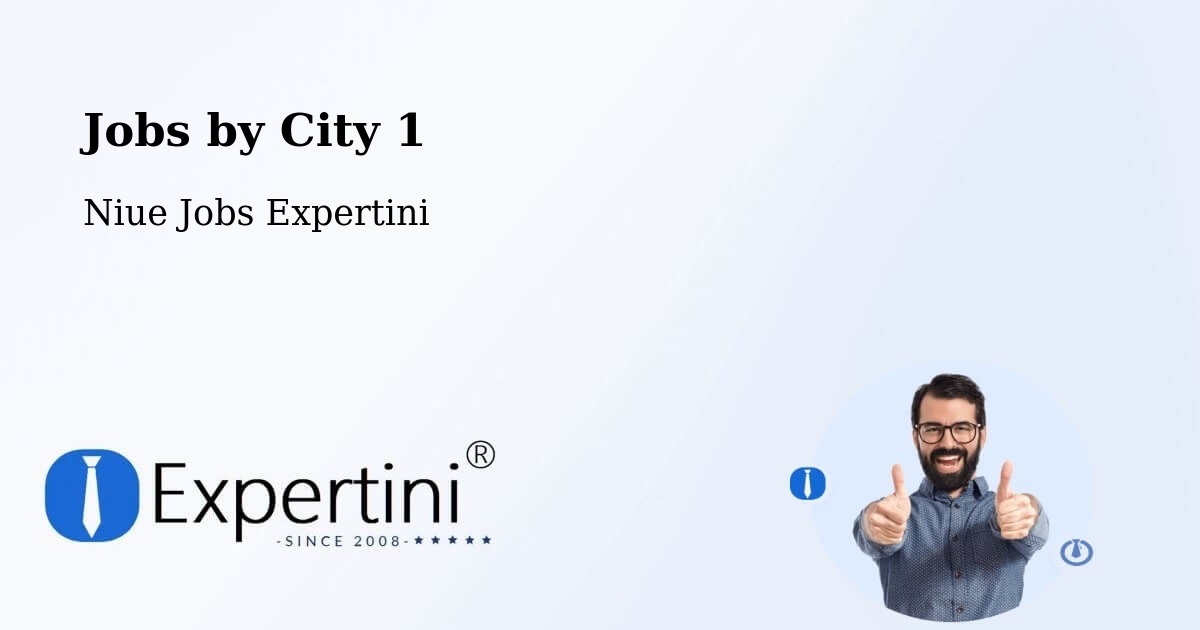City Jobs in Niue - Expertini